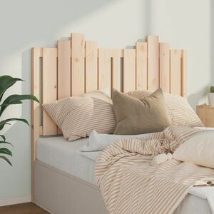 vidaXL Wezgłowie łóżka, 126x4x110 cm, lite drewno sosnowe obraz