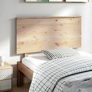 vidaXL Wezgłowie łóżka, 124x6x82, 5 cm, lite drewno sosnowe obraz
