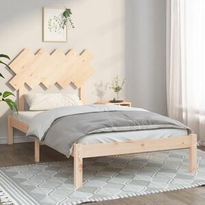 vidaXL Rama łóżka, 100 x 200 cm, lite drewno obraz
