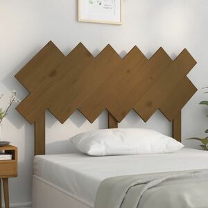 vidaXL Wezgłowie łóżka, miodowy brąz, 122, 5x3x80, 5 cm, drewno sosnowe obraz