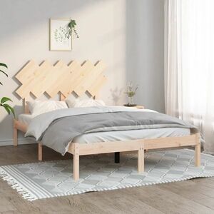 vidaXL Rama łóżka, 120x200 cm, lite drewno obraz