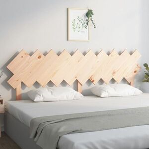 vidaXL Wezgłowie łóżka, 196x3x80, 5 cm, lite drewno sosnowe obraz