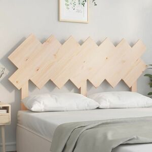 vidaXL Wezgłowie łóżka, 151, 5x3x81 cm, lite drewno sosnowe obraz
