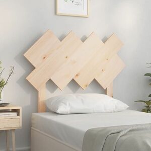 vidaXL Wezgłowie łóżka, 92x3x81 cm, lite drewno sosnowe obraz