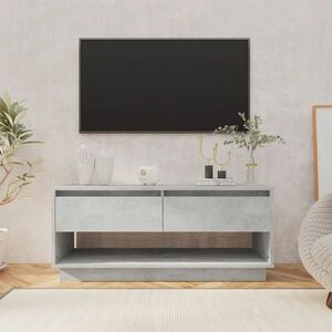 vidaXL Szafka pod TV, szarość betonu, 102x41x44 cm, płyta wiórowa obraz