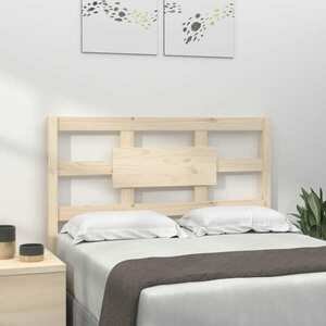 vidaXL Wezgłowie łóżka, 95, 5x4x100 cm, lite drewno sosnowe obraz