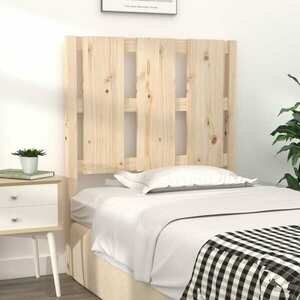 vidaXL Wezgłowie łóżka, 80, 5x4x100 cm, lite drewno sosnowe obraz