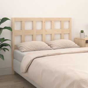 vidaXL Wezgłowie łóżka, 205, 5x4x100 cm, lite drewno sosnowe obraz