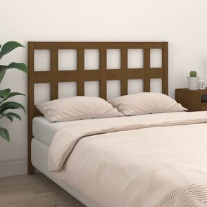 vidaXL Wezgłowie łóżka, miodowy brąz, 165, 5x4x100 cm, drewno sosnowe obraz