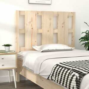 vidaXL Wezgłowie łóżka, 105, 5x4x100 cm, lite drewno sosnowe obraz
