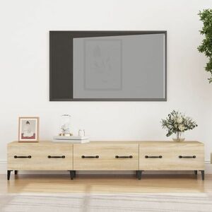 vidaXL Szafka pod TV, dąb sonoma, 150x34, 5x30 cm obraz