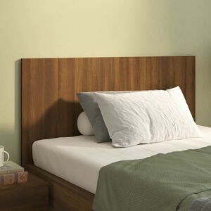 vidaXL Wezgłowie łóżka, brązowy dąb, 120x1, 5x80 cm obraz