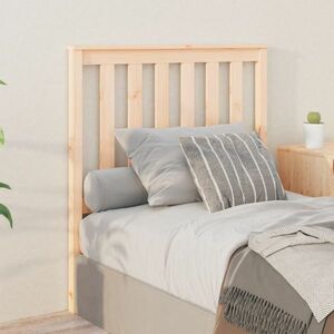 vidaXL Wezgłowie łóżka, 96x6x101 cm, lite drewno sosnowe obraz