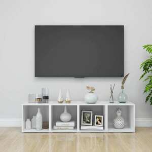 vidaXL Zestaw 4 szafek TV, biały, materiał drewnopochodny obraz