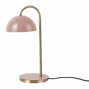 Lampa stołowa w matowym kolorze różowym Leitmotiv Decova obraz