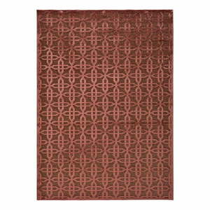 Czerwony dywan z wiskozy Universal Margot Copper, 200x300 cm obraz