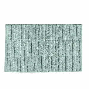 Zielony dywanik łazienkowy 80x50 cm Tiles − Zone obraz
