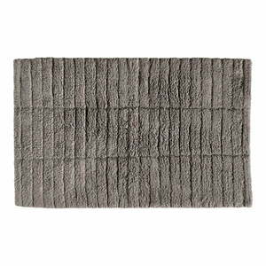 Szarobrązowy dywanik łazienkowy 80x50 cm Tiles − Zone obraz