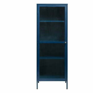Niebieskia metalowa witryna Unique Furniture Bronco, wys. 160 cm obraz