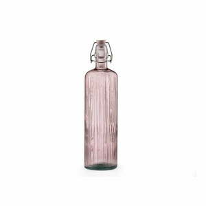Różowa szklana butelka 1, 2 l Kusintha − Bitz obraz