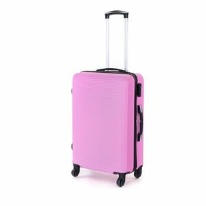 Pretty UP Walizka podróżna z tworzywa sztucznego ABS03 M, różowy obraz