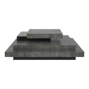 Szary stolik w dekorze betonu 110x110 cm Slate – TemaHome obraz