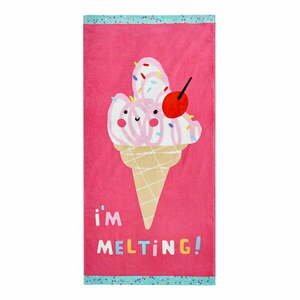 Różowy ręcznik plażowy 160x76 cm I'm Melting – Catherine Lansfield obraz