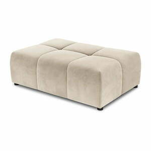 Beżowa aksamitna sofa moduł Rome Velvet - Cosmopolitan Design obraz