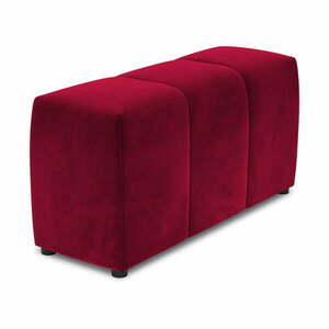Czerwony aksamitny podłokietnik do sofy modułowej Rome Velvet – Cosmopolitan Design obraz