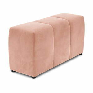 Różowy aksamitny podłokietnik do sofy modułowej Rome Velvet – Cosmopolitan Design obraz
