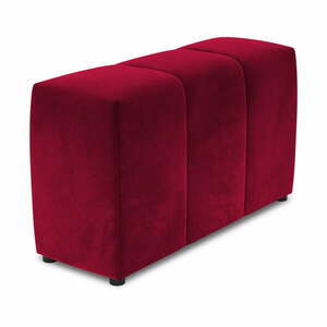 Czerwone aksamitne oparcie do sofy modułowej Rome Velvet – Cosmopolitan Design obraz
