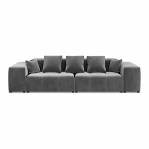 Szara aksamitna sofa 320 cm Rome Velvet – Cosmopolitan Design obraz