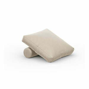 Beżowa aksamitna poduszka do sofy modułowej Rome Velvet – Cosmopolitan Design obraz