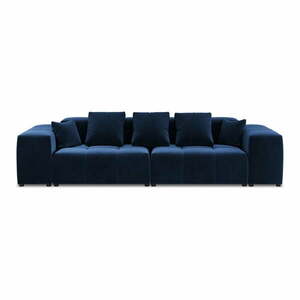 Niebieska aksamitna sofa 320 cm Rome Velvet – Cosmopolitan Design obraz