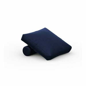Niebieska aksamitna poduszka do sofy modułowej Rome Velvet – Cosmopolitan Design obraz