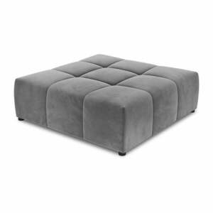 Szara aksamitna sofa moduł Rome Velvet - Cosmopolitan Design obraz