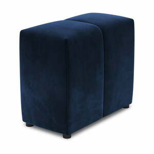 Niebieskie aksamitne oparcie do sofy modułowej Rome Velvet – Cosmopolitan Design obraz