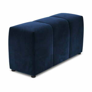 Niebieski aksamitny podłokietnik do sofy modułowej Rome Velvet – Cosmopolitan Design obraz