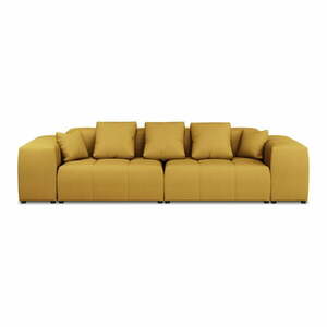 Żółta sofa 320 cm Rome – Cosmopolitan Design obraz