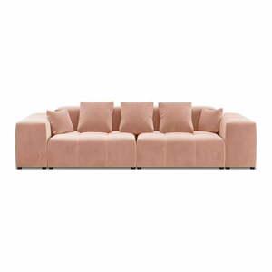 Różowa aksamitna sofa 320 cm Rome Velvet – Cosmopolitan Design obraz