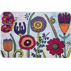 Wenko Dywanik łazienkowy Flora Rollin Art, 45 x 70 cm obraz