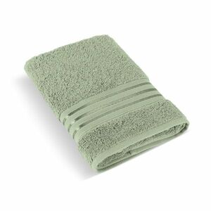Bellatex Frotte ręcznik kolekcja Linie zielony, 50 x 100 cm obraz