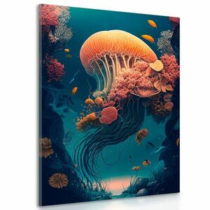 Obraz surrealistyczna meduza obraz