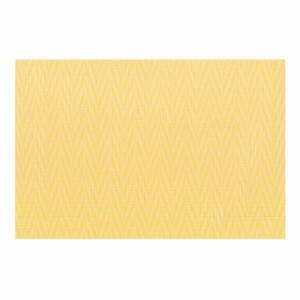 Żółta mata stołowa Tiseco Home Studio Chevron, 45x30 cm obraz