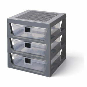 Szary organizer z 3 szufladami Storage - LEGO® obraz