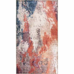 Czerwono-niebieski dywan odpowiedni do prania 180x120 cm – Vitaus obraz