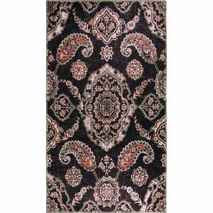 Czarny dywan odpowiedni do prania 150x80 cm – Vitaus obraz