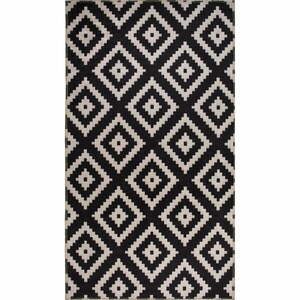 Czarny dywan odpowiedni do prania 80x50 cm – Vitaus obraz