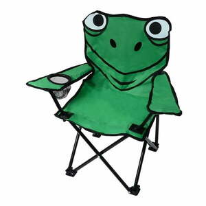 Zielone składane krzesełko turystyczne Cattara Frog obraz