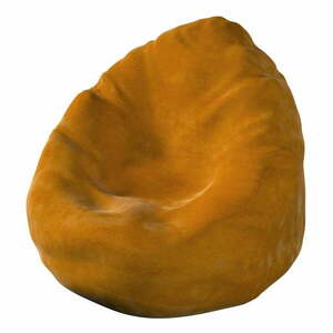 Pomarańczowy worek do siedzenia Posh Velvet – Yellow Tipi obraz